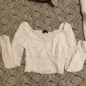 White V Neck Kendall and Kylie Top